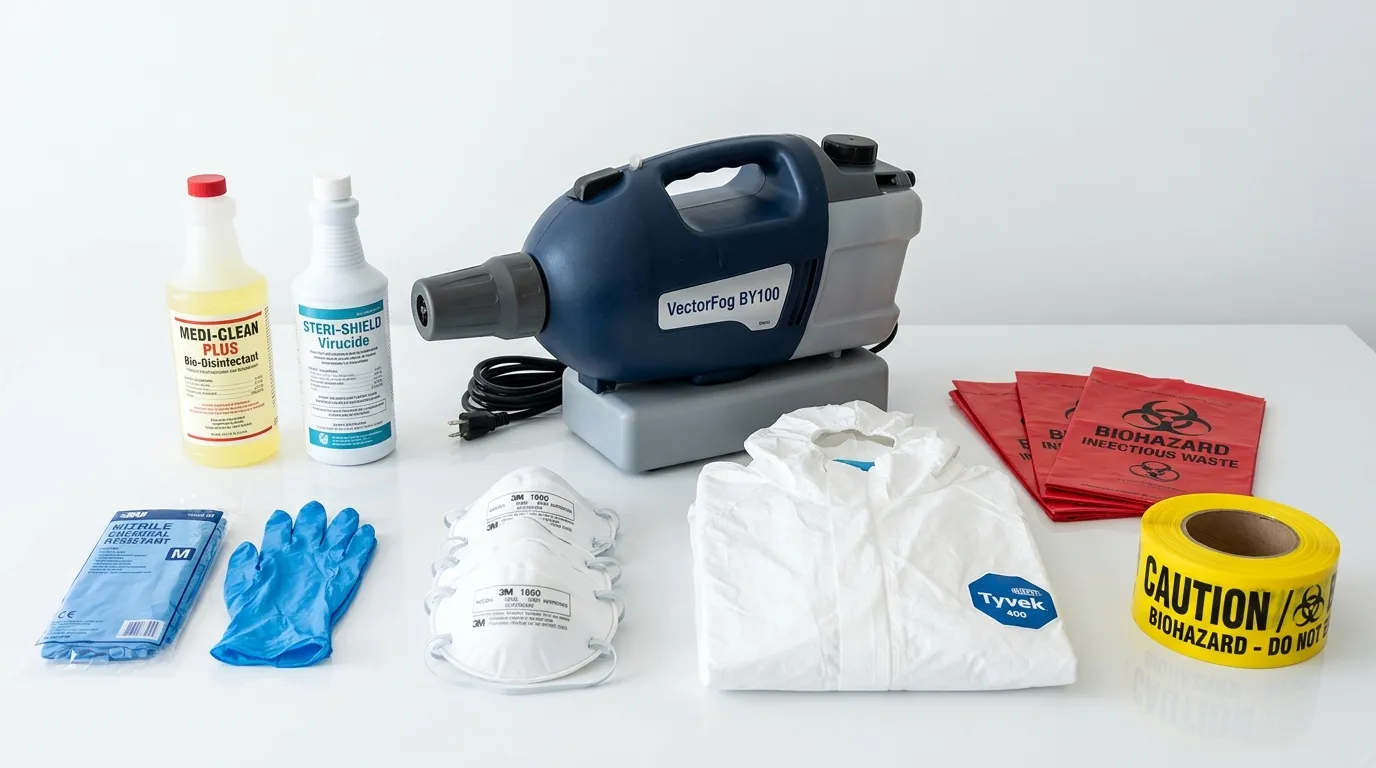 Professional biohazard remediation crew working in Mount Horeb