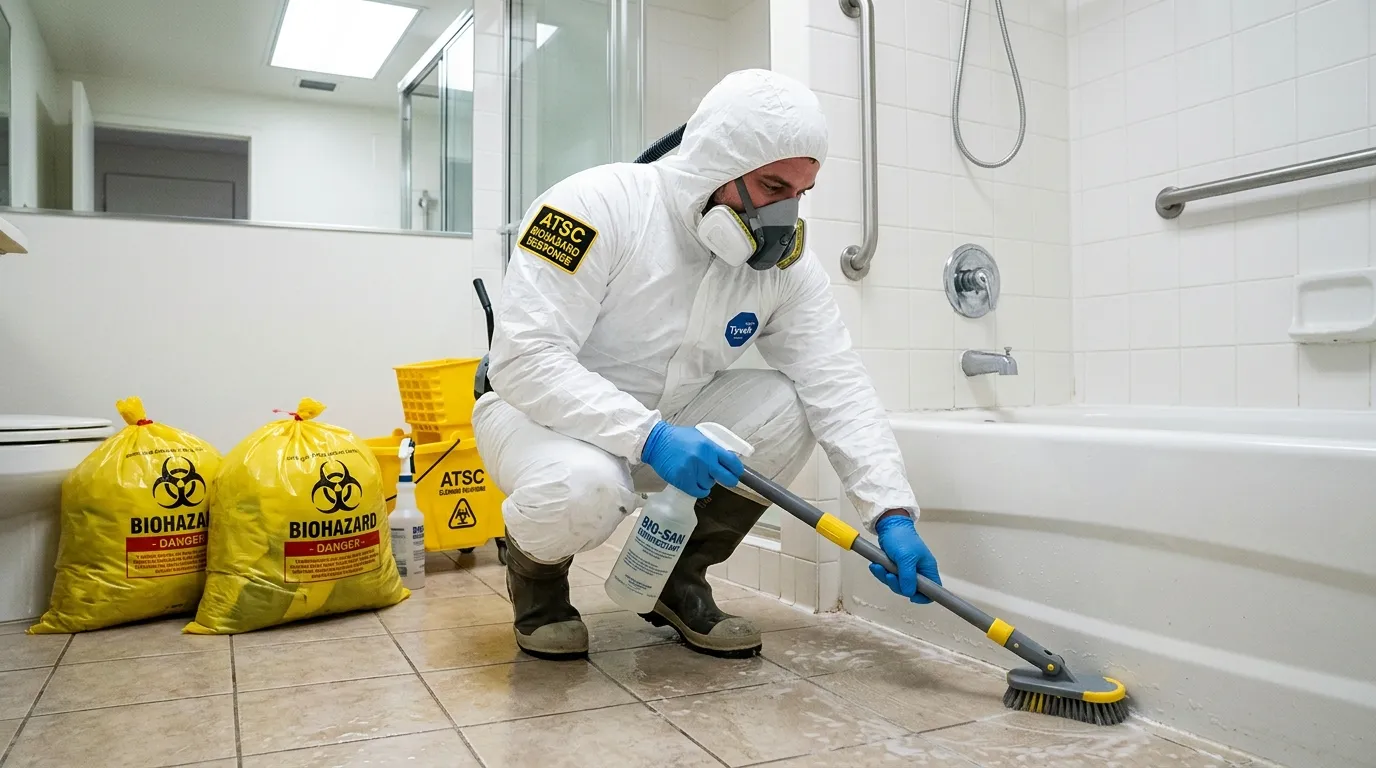 Decontamination equipment deployed for Blood Cleanup in Mount Horeb